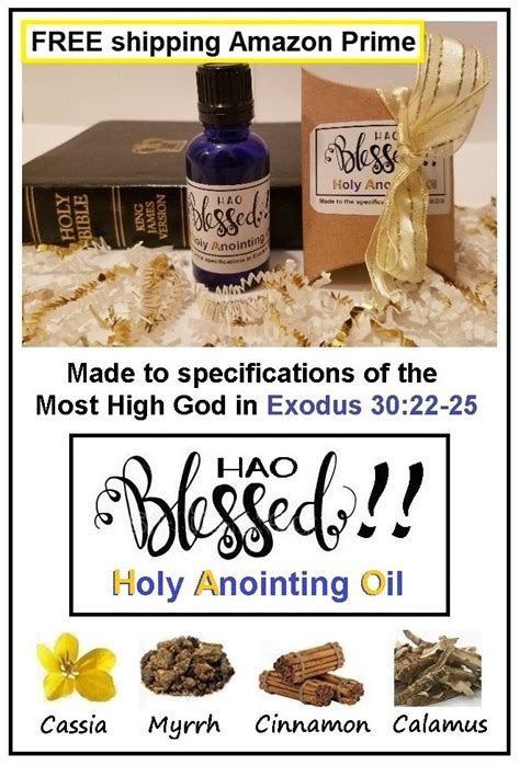 Only 9 left in stock - order soon. . Hao blessed holy anointing oil